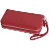Женский кошелек на две молнии красного цвета Vip Collection 102610 modnotak фото - 1