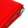 Красный женский кошелек-клатч из фактурной кожи на молнии CANPELLINI (2421619)  - 5