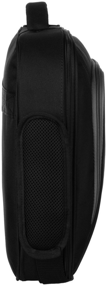 Большая текстильная сумка для ноутбука до 17" 2Е Vector черного цвета через плечо 103510 modnotak фото №5