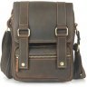 Мужская сумка-мессенджер из винтажной коричневой кожи Tiding Bag (15778) - 7