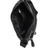 Горизонтальна чоловіча сумка на плече із натуральної чорної шкіри Keizer (21916) - 8