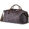 Стильна дорожня сумка з текстилю в сірому кольорі Vintage (20114) - 2