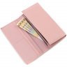 Розовый женский кошелек горизонтального типа под много купюр и карт ST Leather (19088) - 6