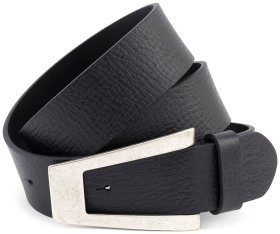 Широкий кожаный ремень с дизайнерской большой пряжкой Gherardini 45054 (Италия)