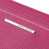 Яскраво-рожевий місткий гаманець з натуральної шкіри KARYA (2421096) - 3