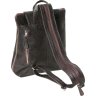 Коричневий жіночий рюкзак з натуральної шкіри Vip Collection (21105) - 2