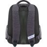 Шкільний текстильний рюкзак для хлопчиків кольору хакі з машиною Bagland (55510) - 3