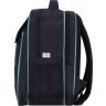 Чорний шкільний рюкзак для хлопчиків із текстилю на два відділення Bagland (55610) - 2