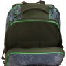Текстильний рюкзак у кольорі хакі для хлопчиків на два відділення Bagland (55710) - 4