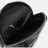 Жіночий шкіряний рюкзак чорного кольору Keizer (56010) - 5