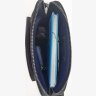 Черная мужская сумка планшет из винтажной кожи Crazy Horse VATTO (11852) - 2
