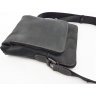 Черная мужская сумка планшет из винтажной кожи Crazy Horse VATTO (11852) - 6