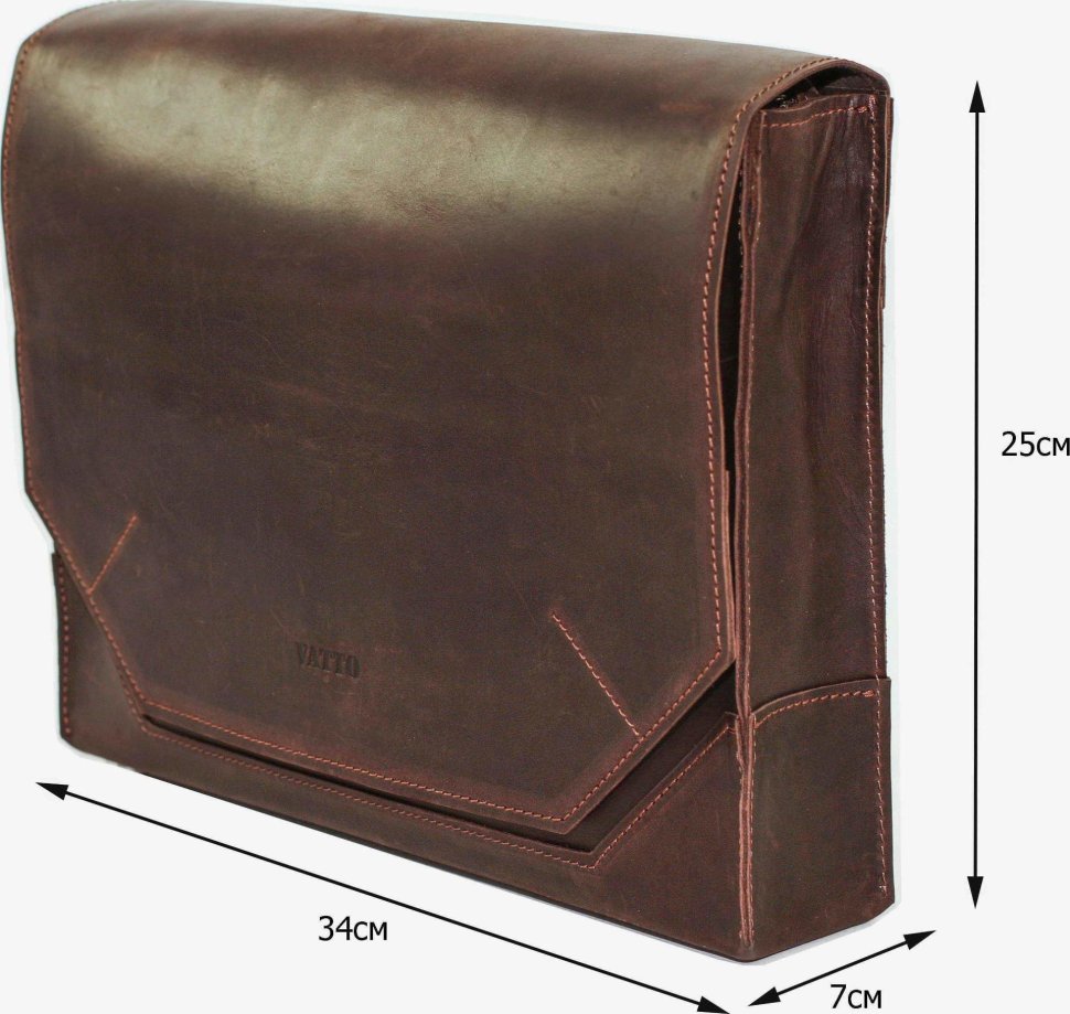 Мужская сумка-мессенджер из натуральной кожи VATTO (11951)