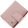 Кожаный женский кошелек темно-розового цвета с разворотом под документы ST Leather 1767310 - 1