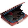 Кожаный женский кошелек темно-розового цвета с разворотом под документы ST Leather 1767310 - 4