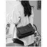 Женская сумка через плечо из текстильного материала в черном цвете Confident 77610 - 2
