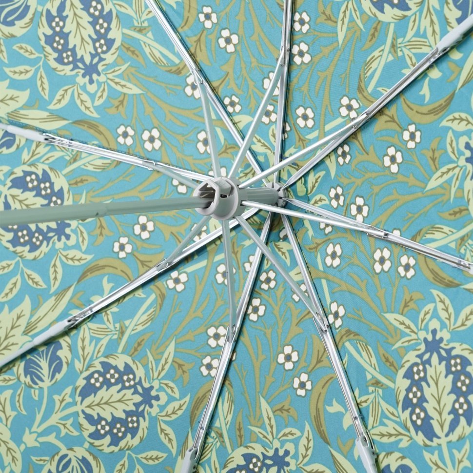 Женский зонт Fulton L907-041444 Morris & Co Minilite-2 UV Elmcote (механика, складной, разноцветный с узором цветов) 108010 modnotak фото №4