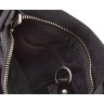 Черная мужская сумка маленького размера из натуральной кожи на плечо Grande Pelle (19318) - 7