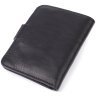 Вместительный кожаный картхолдер со скрытым отделением для карт с RFID-защитой Tony Perotti черного цвета 108110 modnotak фото - 2