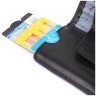 Вместительный кожаный картхолдер со скрытым отделением для карт с RFID-защитой Tony Perotti черного цвета 108110 modnotak фото - 7