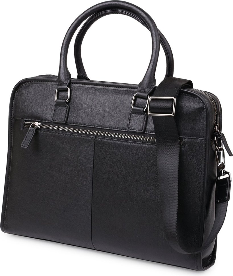 Кожаная мужская деловая сумка под документы формата А4 Vintage (20375)