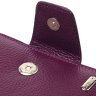 Вертикальний жіночий гаманець фіолетового кольору з натуральної шкіри флотар CANPELLINI (2421601) - 3