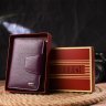 Вертикальний жіночий гаманець фіолетового кольору з натуральної шкіри флотар CANPELLINI (2421601) - 10
