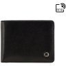 Класичне чоловіче портмоне з гладкої шкіри чорного кольору з RFID - Visconti Girard 69210 - 1