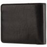 Класичне чоловіче портмоне з гладкої шкіри чорного кольору з RFID - Visconti Girard 69210 - 2
