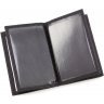 Чорна обкладинка під документи з натуральної якісної шкіри ST Leather (14009) - 6