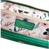 Вместительный женский кошелек из фактурной кожи зеленого цвета на молнии Ashwood 69610 - 14