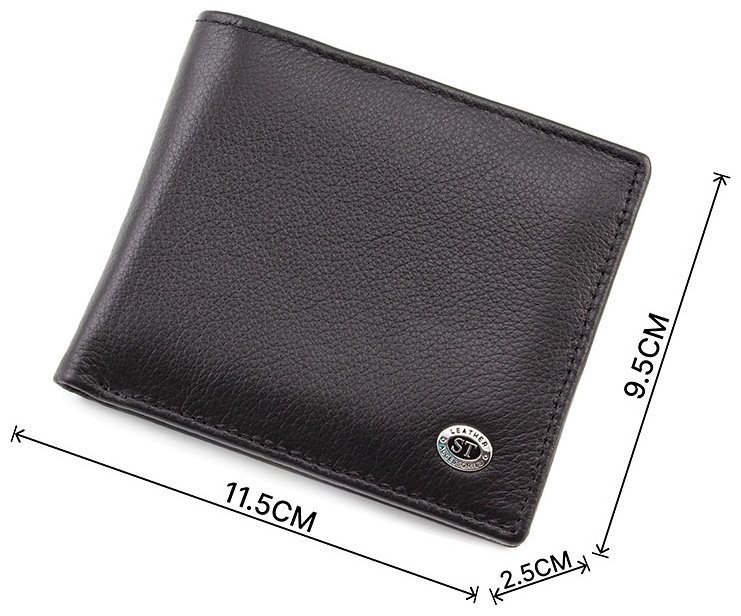 Чоловічий гаманець з затиском для грошей ST Leather (16765) modnotak фото №3