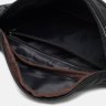 Мужская маленькая сумка-бананка из натуральной кожи на молнии Borsa Leather (15617) - 5