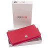 Великий гаманець рожевого кольору зі шкіри KARYA (1072-040) - 5