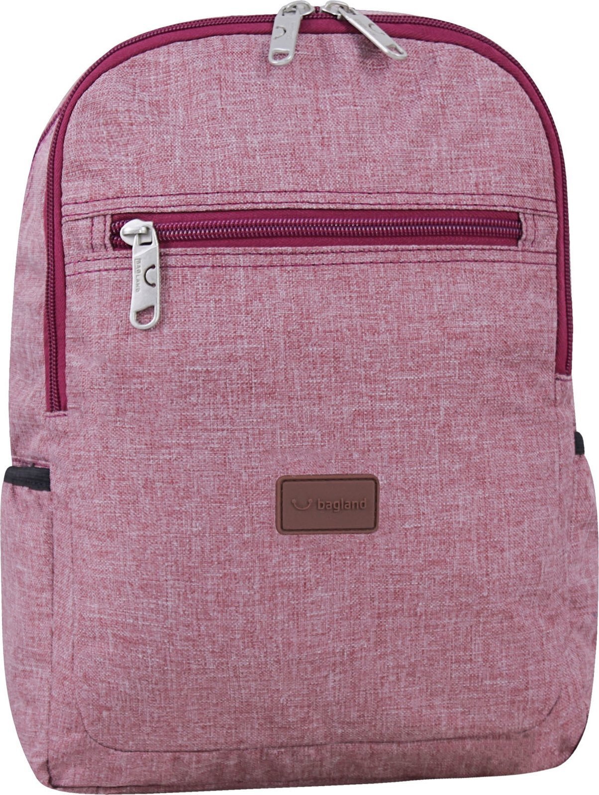 Детский текстильный рюкзак для девочек бордового цвета Bagland (53011)