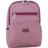 Детский текстильный рюкзак для девочек бордового цвета Bagland (53011) - 1