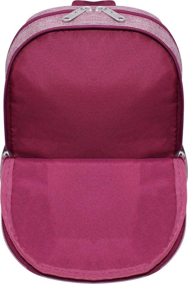 Детский текстильный рюкзак для девочек бордового цвета Bagland (53011)