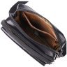 Мужская кожаная наплечная сумка Tony Perotti 103311 черного цвета modnotak фото - 7