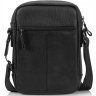 Черная мужская сумка через плечо из кожи флотар Tiding Bag (15779) фото №3 Черная мужская сумка через плечо из кожи флотар Tiding Bag (15779) modnotak фото - 3