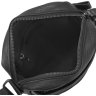 Черная мужская сумка через плечо из кожи флотар Tiding Bag (15779) - 4