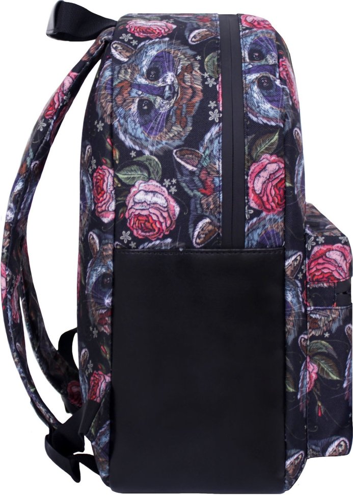 Стильный женский рюкзак из текстильного материала с енотами Bagland (53511)