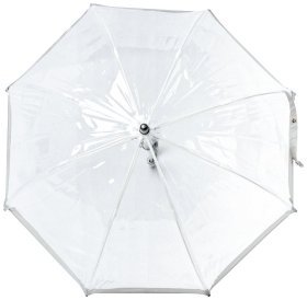 Детский зонт-трость Fulton Funbrella-2 C603 Silver (Прозрачный с серебряным акцентом, механика) 93811