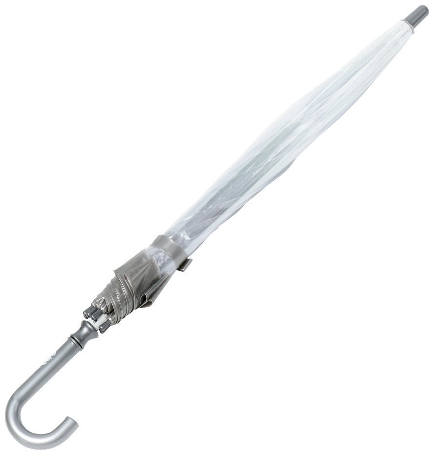 Детский зонт-трость Fulton Funbrella-2 C603 Silver (Прозрачный с серебряным акцентом, механика) 93811 modnotak фото №4