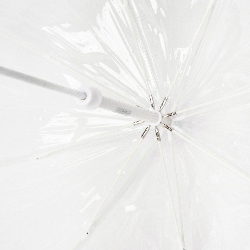 Детский зонт-трость Fulton Funbrella-2 C603 Silver (Прозрачный с серебряным акцентом, механика) 93811 modnotak фото №6