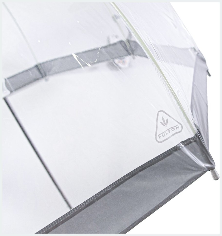 Детский зонт-трость Fulton Funbrella-2 C603 Silver (Прозрачный с серебряным акцентом, механика) 93811 modnotak фото №8