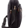 Повсякденне вертикальна з текстилю чоловіча сумка Accessory Bag Collection (8310A black) - 2