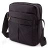 Повсякденне вертикальна з текстилю чоловіча сумка Accessory Bag Collection (8310A black) - 4