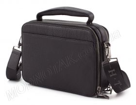 Кожаная мужская сумка-барсетка с ручкой H.T. Leather (18070) - 2