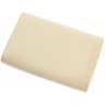 Шкіряний гаманець молочного кольору з натуральної шкіри Tony Bellucci (10828) - 4