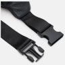Сумка поясная из кожи флотар на каждый день для мужчин Borsa Leather 104511 черного цвета modnotak фото - 4